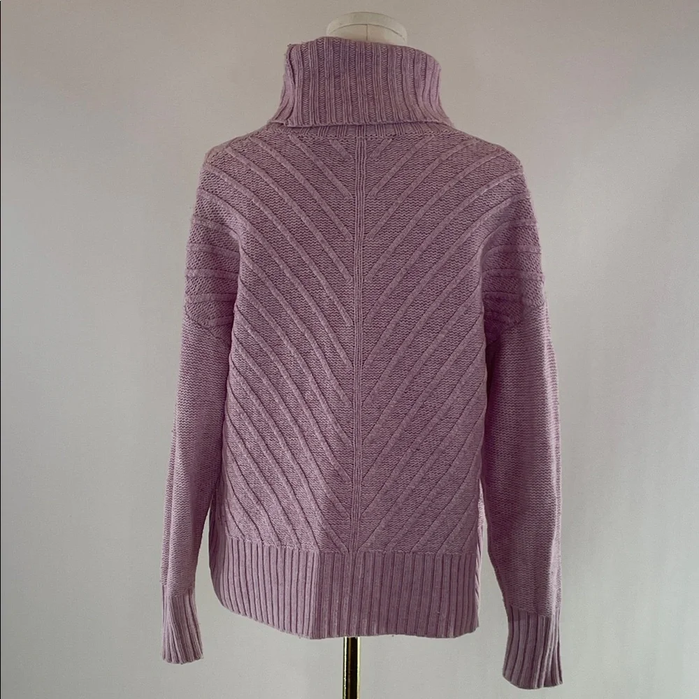 Splendid Arabella Cowl Neck Sweater in pink, M